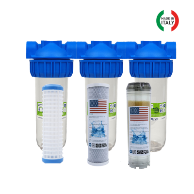 Atlas Daire Bina Sayaç Girişi 3 Aşama Su Arıtma Cihazı (Klor , Kireç , Tortu Önleyici Yumuşatma Sistemi) - 2