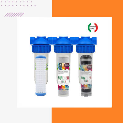 Atlas Üçlü Su Filtresi Daire Ve Bina Girişi İçin Üçlü Set Arıtma Sistemi - Atlas Filtri