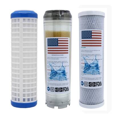 Daire Bina Sayaç Girişi 3 Aşama Su Arıtma Cihazı Yedek Filtre Seti - 2